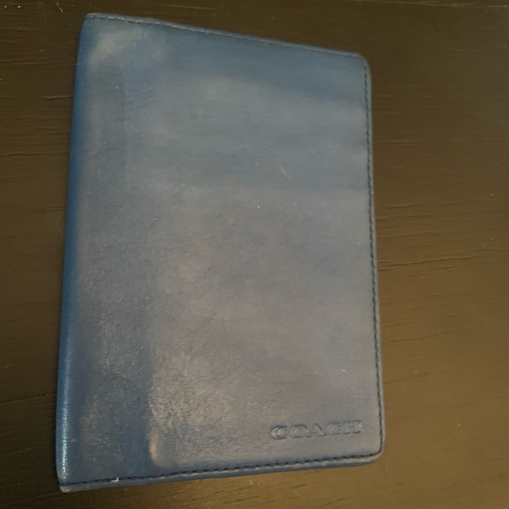 Coach passport holder or travel wallet